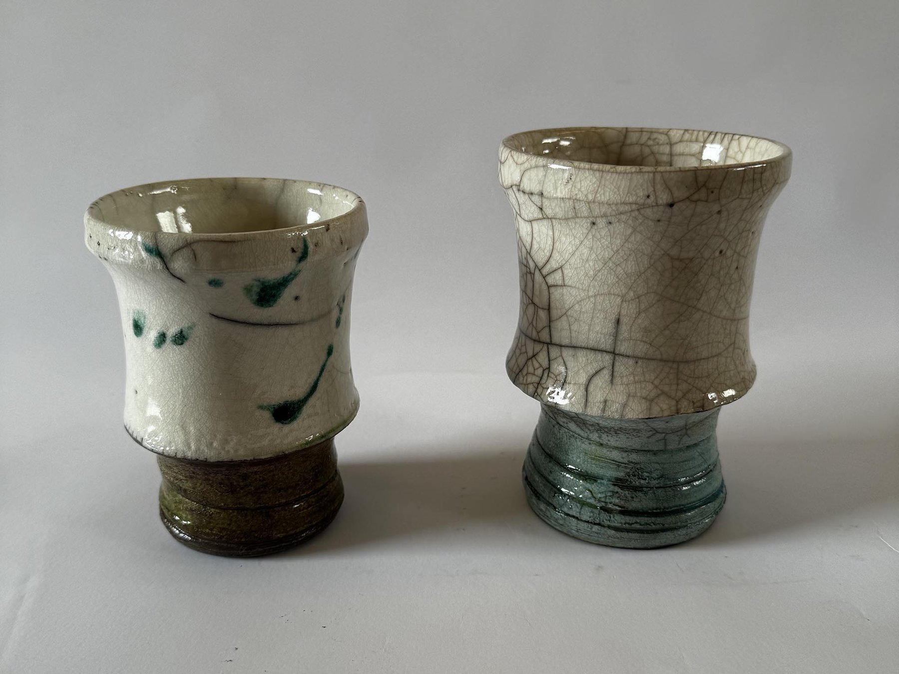 Raku Cups by Graham Matthews